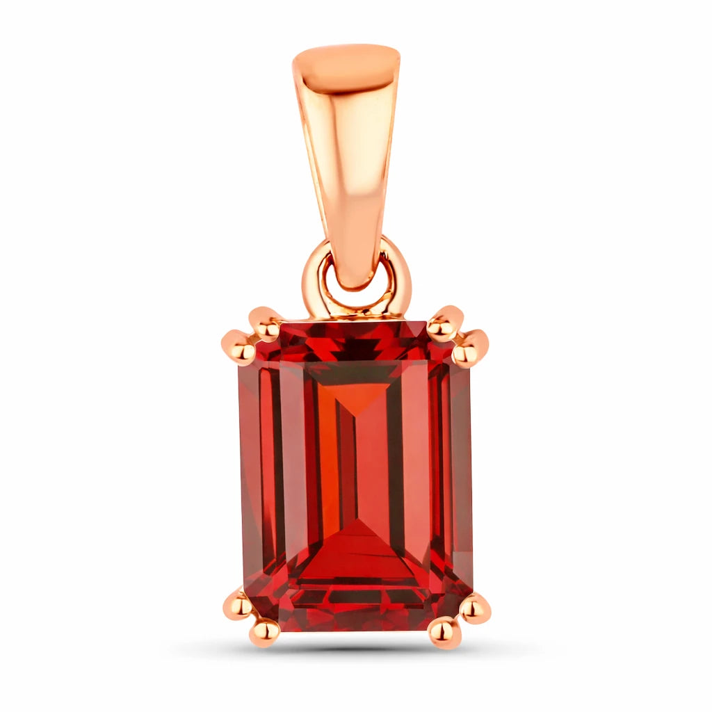 Classic Emerald Cut Pendant