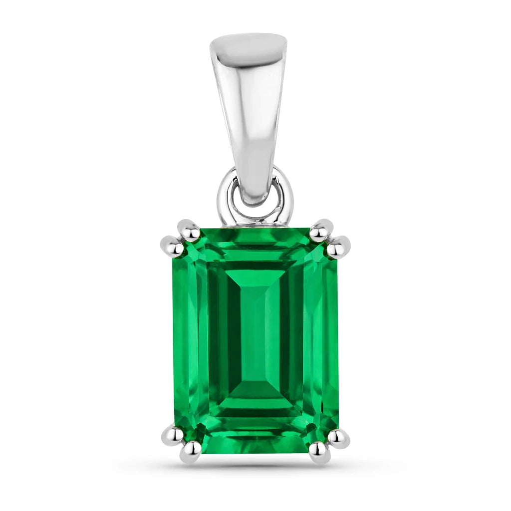 Classic Emerald Cut Pendant