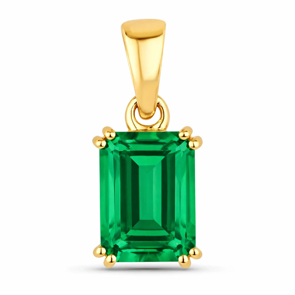 Classic Emerald Cut Pendant