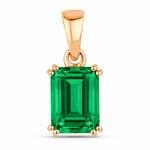 Classic Emerald Cut Pendant