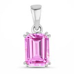 Classic Emerald Cut Pendant