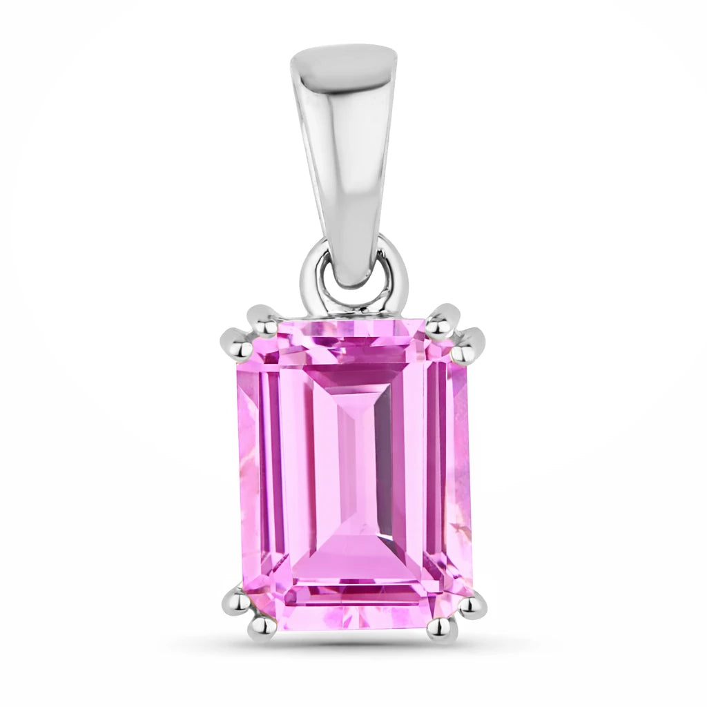 Classic Emerald Cut Pendant