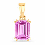 Classic Emerald Cut Pendant