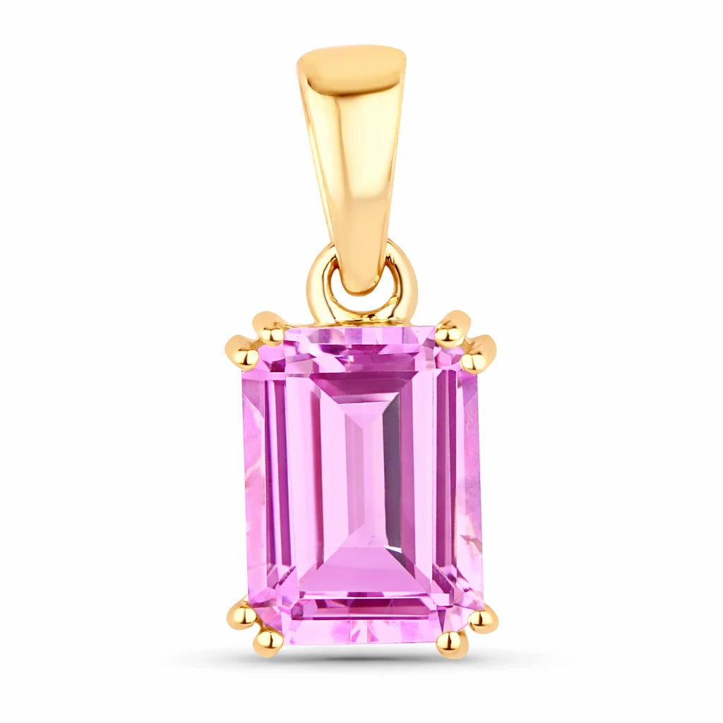 Classic Emerald Cut Pendant