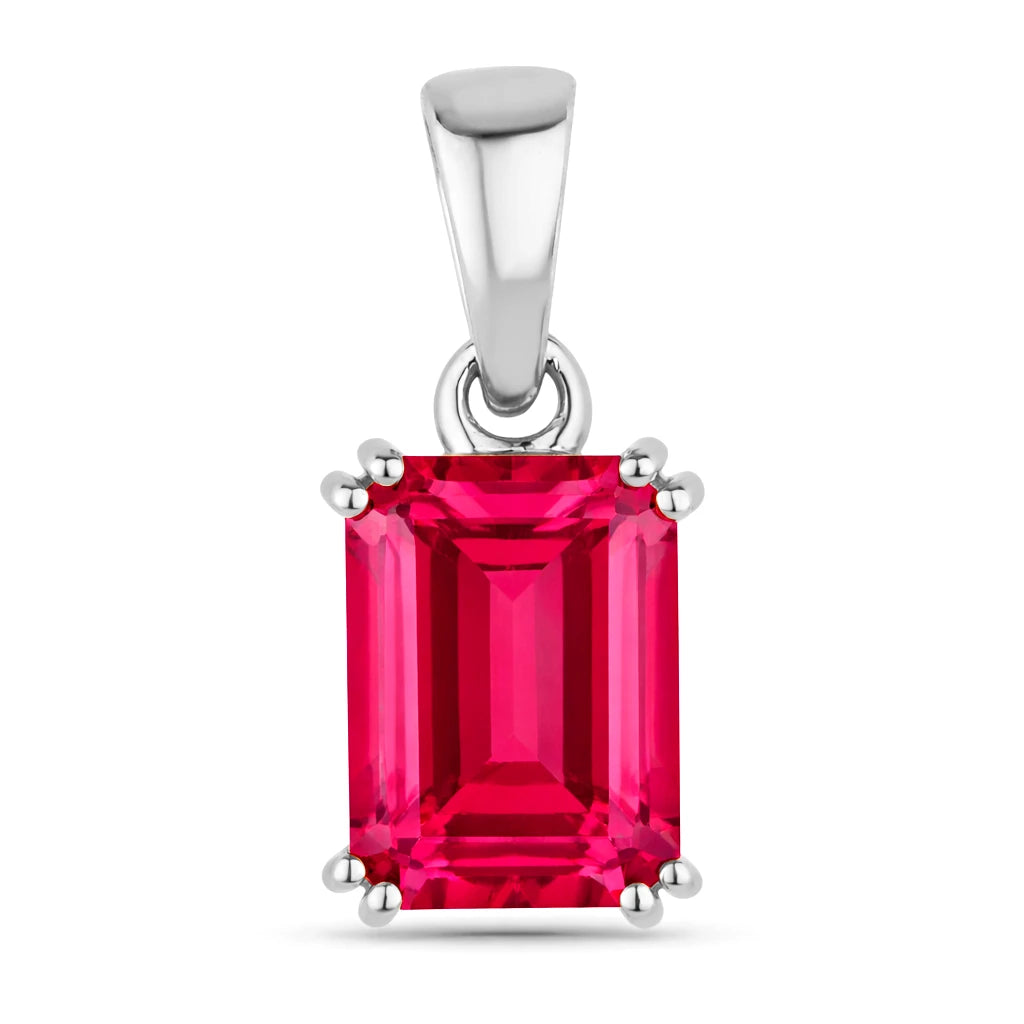 Classic Emerald Cut Pendant