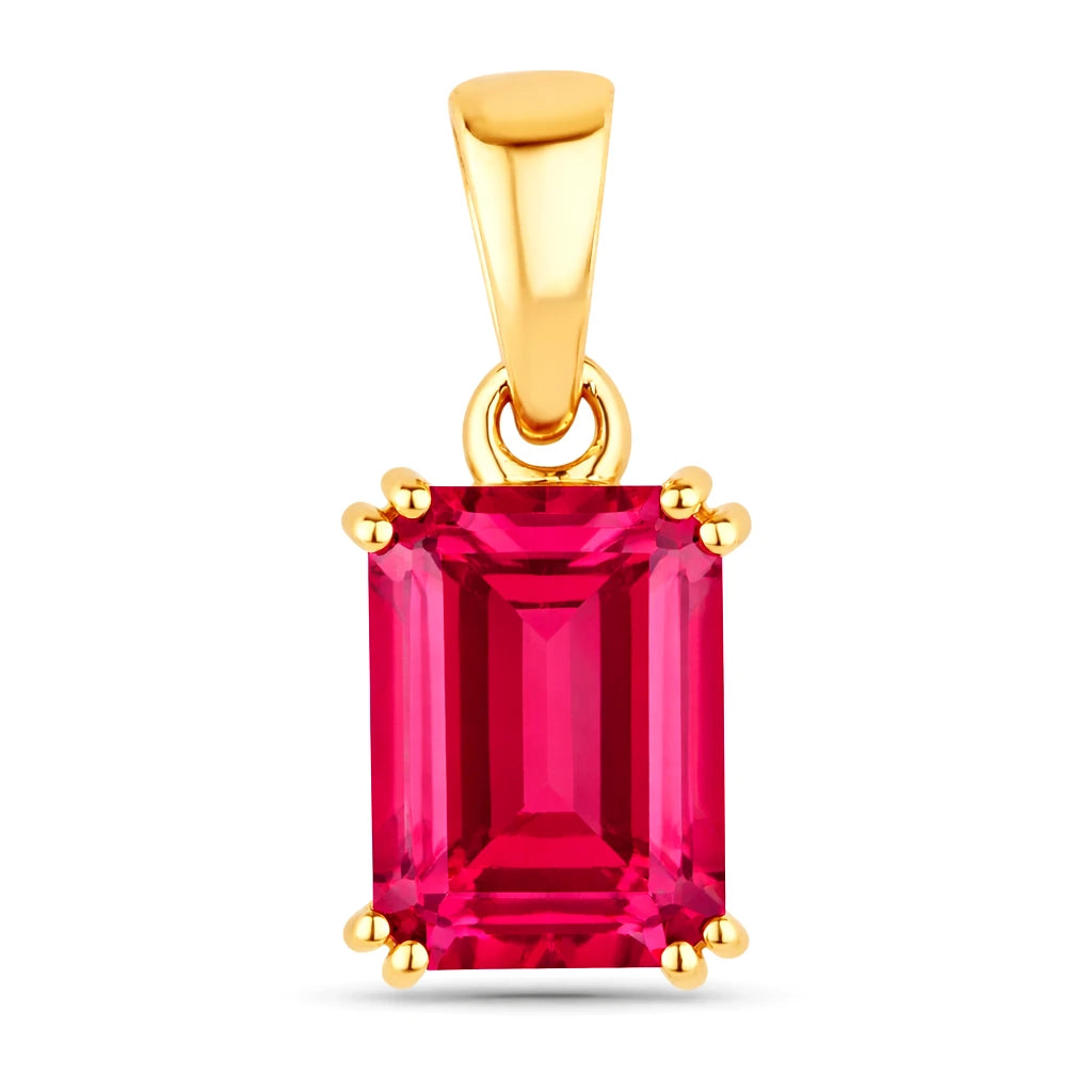 Classic Emerald Cut Pendant