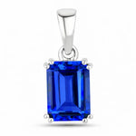 Classic Emerald Cut Pendant