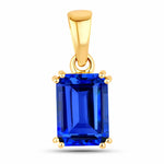 Classic Emerald Cut Pendant