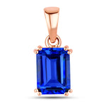 Classic Emerald Cut Pendant