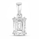 Classic Emerald Cut Pendant