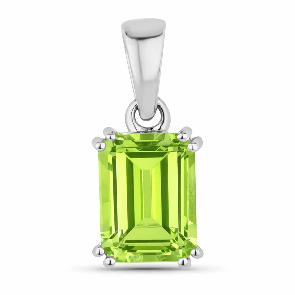 Classic Emerald Cut Pendant