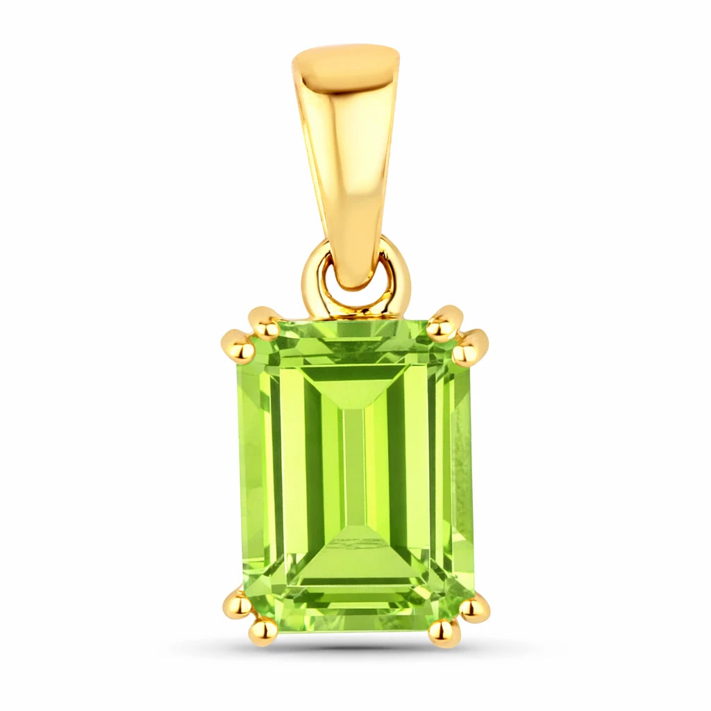 Classic Emerald Cut Pendant