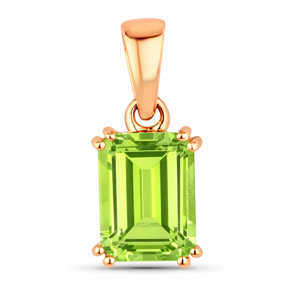 Classic Emerald Cut Pendant