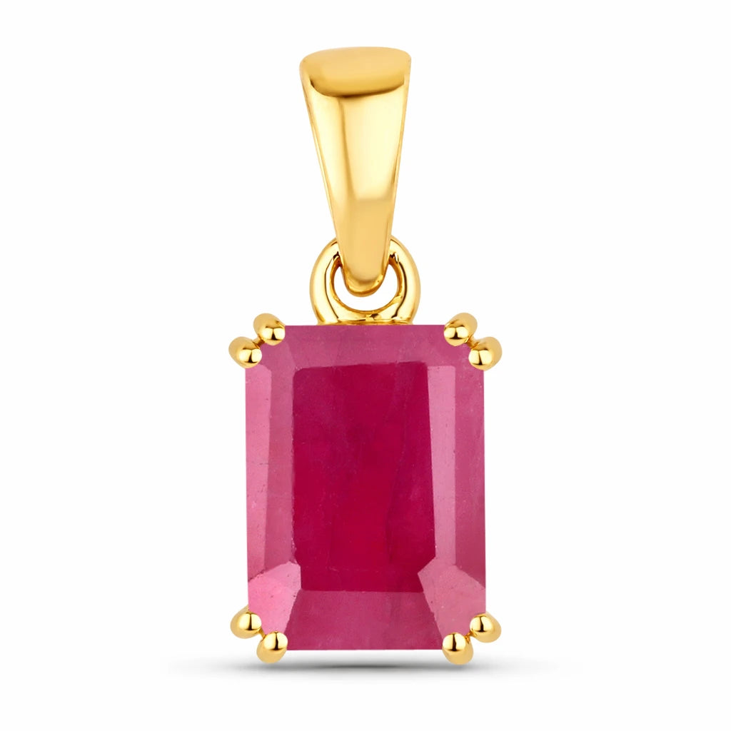 Classic Emerald Cut Pendant