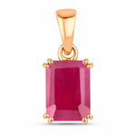 Classic Emerald Cut Pendant