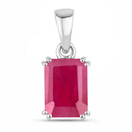 Classic Emerald Cut Pendant