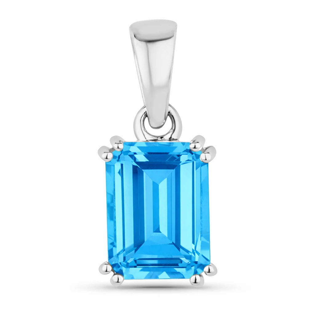 Classic Emerald Cut Pendant