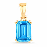 Classic Emerald Cut Pendant