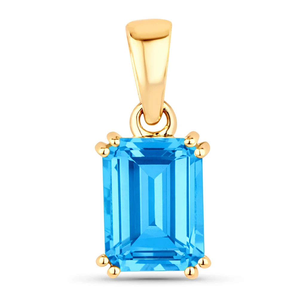 Classic Emerald Cut Pendant
