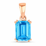 Classic Emerald Cut Pendant