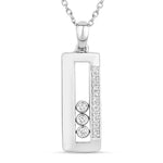Dancing Diamond Necklace