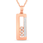 Dancing Diamond Necklace