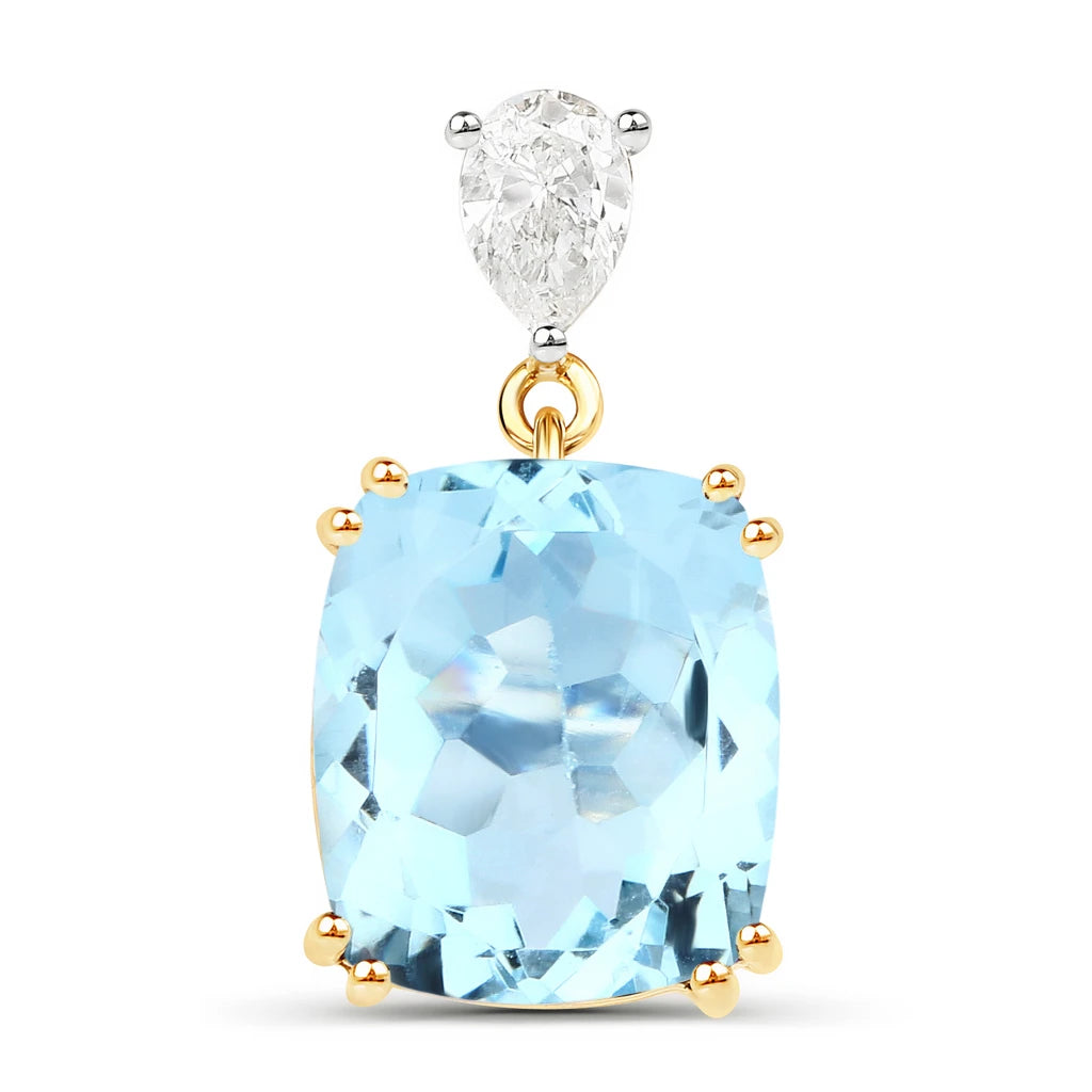 Cushion Cut Diamond Cocktail Pendant