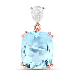 Cushion Cut Diamond Cocktail Pendant
