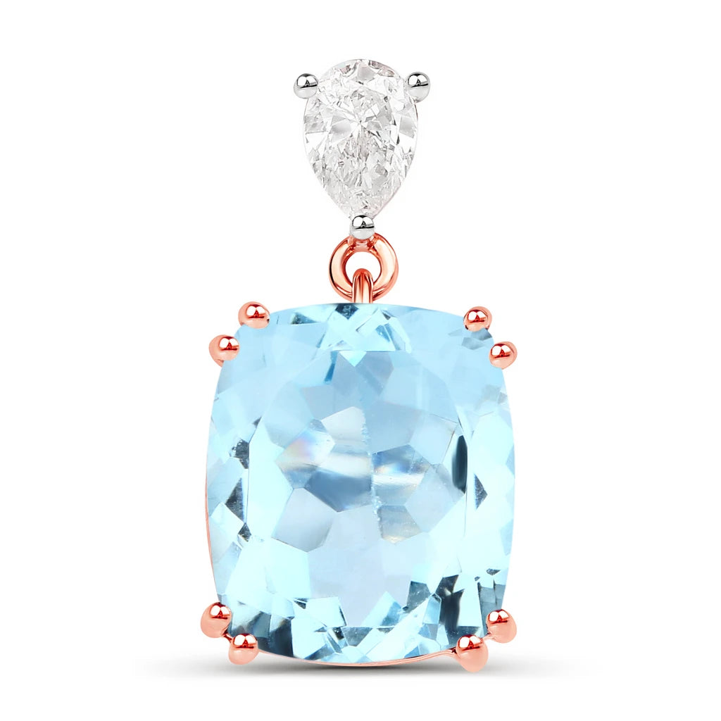 Cushion Cut Diamond Cocktail Pendant
