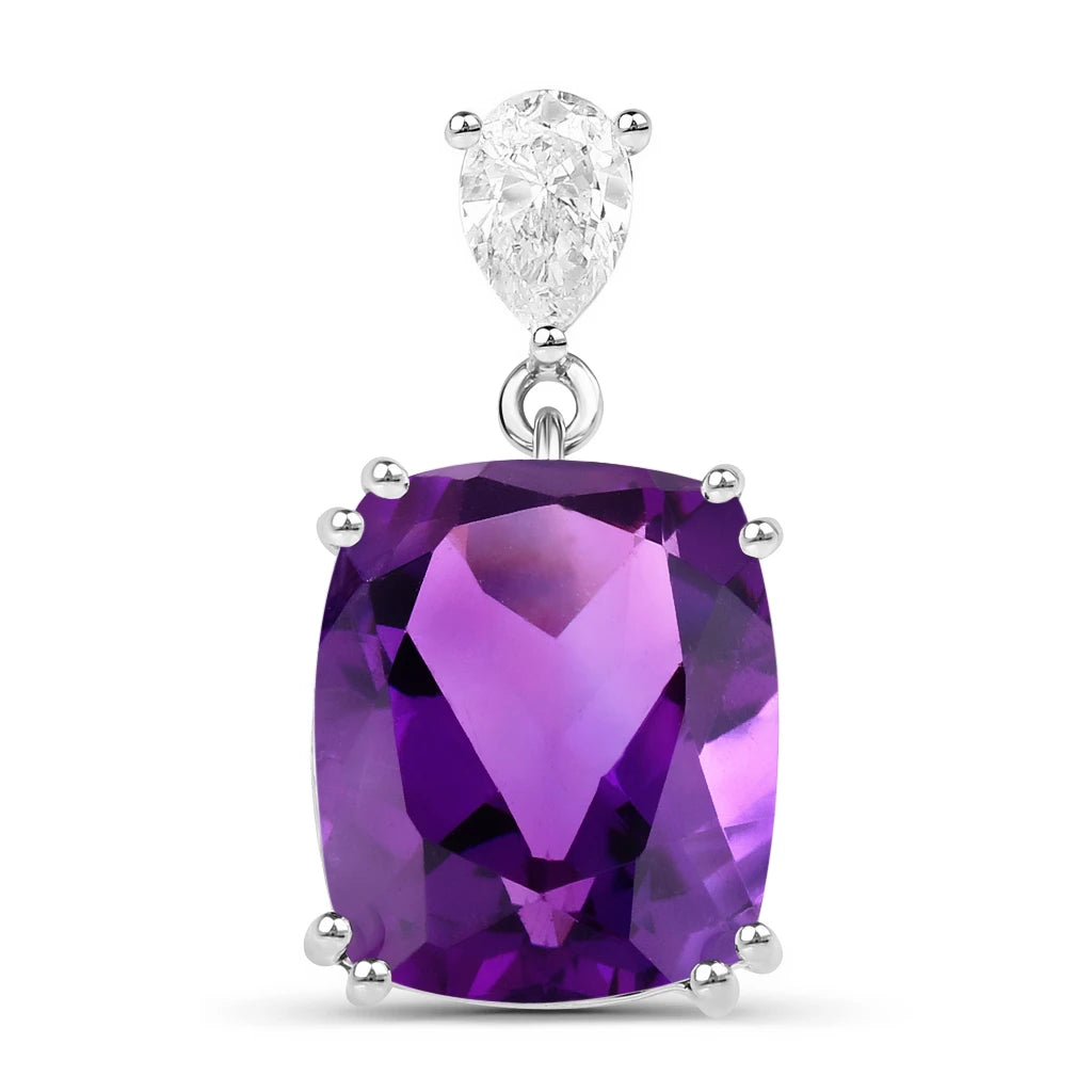 Cushion Cut Diamond Cocktail Pendant