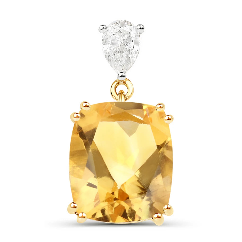 Cushion Cut Diamond Cocktail Pendant