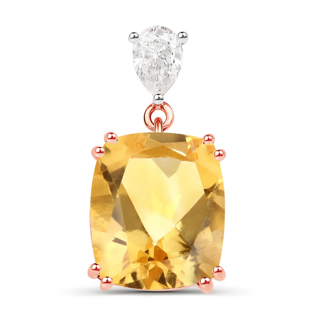 Cushion Cut Diamond Cocktail Pendant