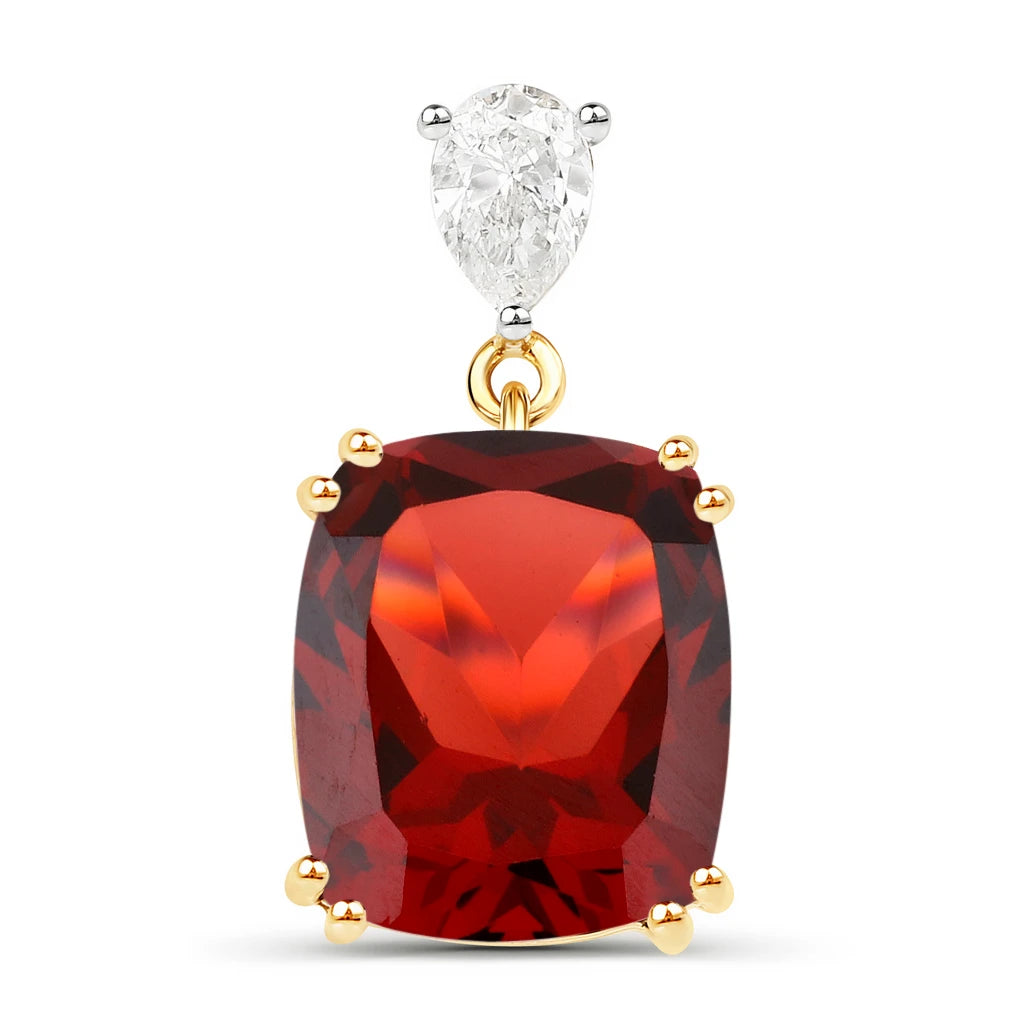Cushion Cut Diamond Cocktail Pendant