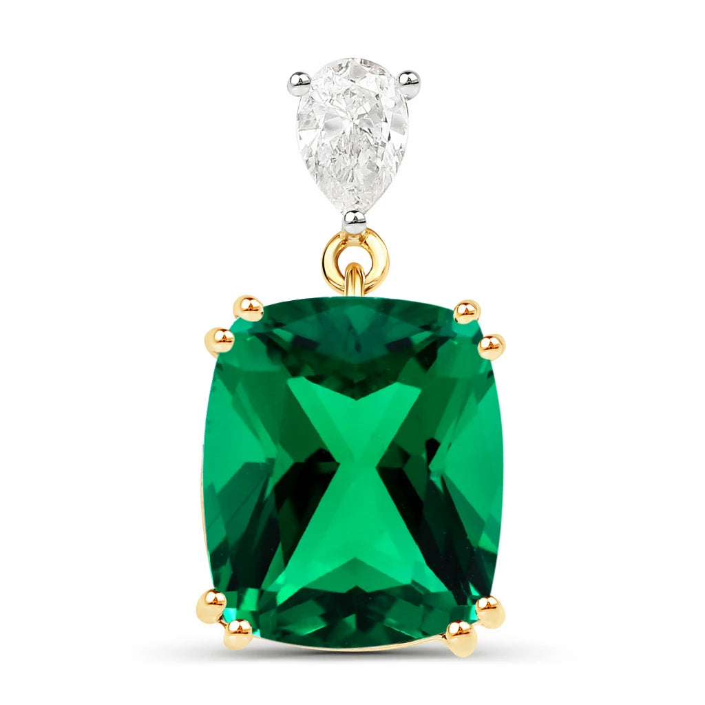 Cushion Cut Diamond Cocktail Pendant