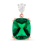 Cushion Cut Diamond Cocktail Pendant
