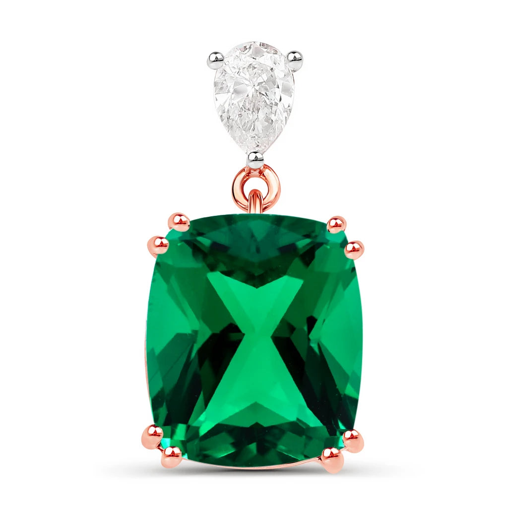Cushion Cut Diamond Cocktail Pendant