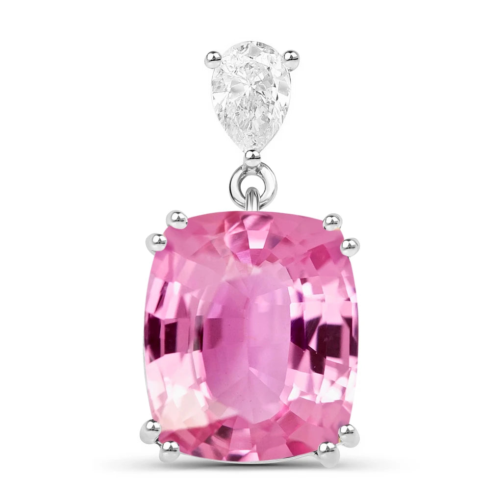 Cushion Cut Diamond Cocktail Pendant