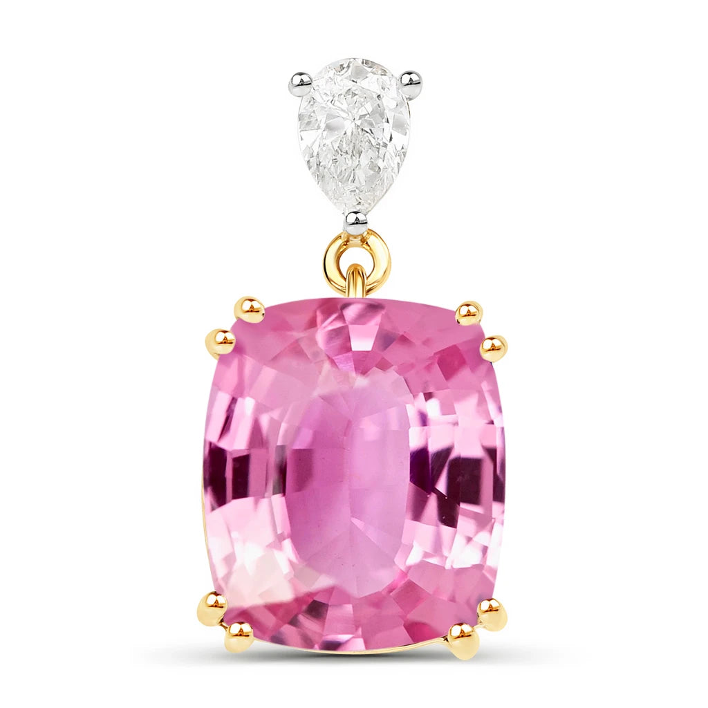 Cushion Cut Diamond Cocktail Pendant