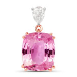 Cushion Cut Diamond Cocktail Pendant