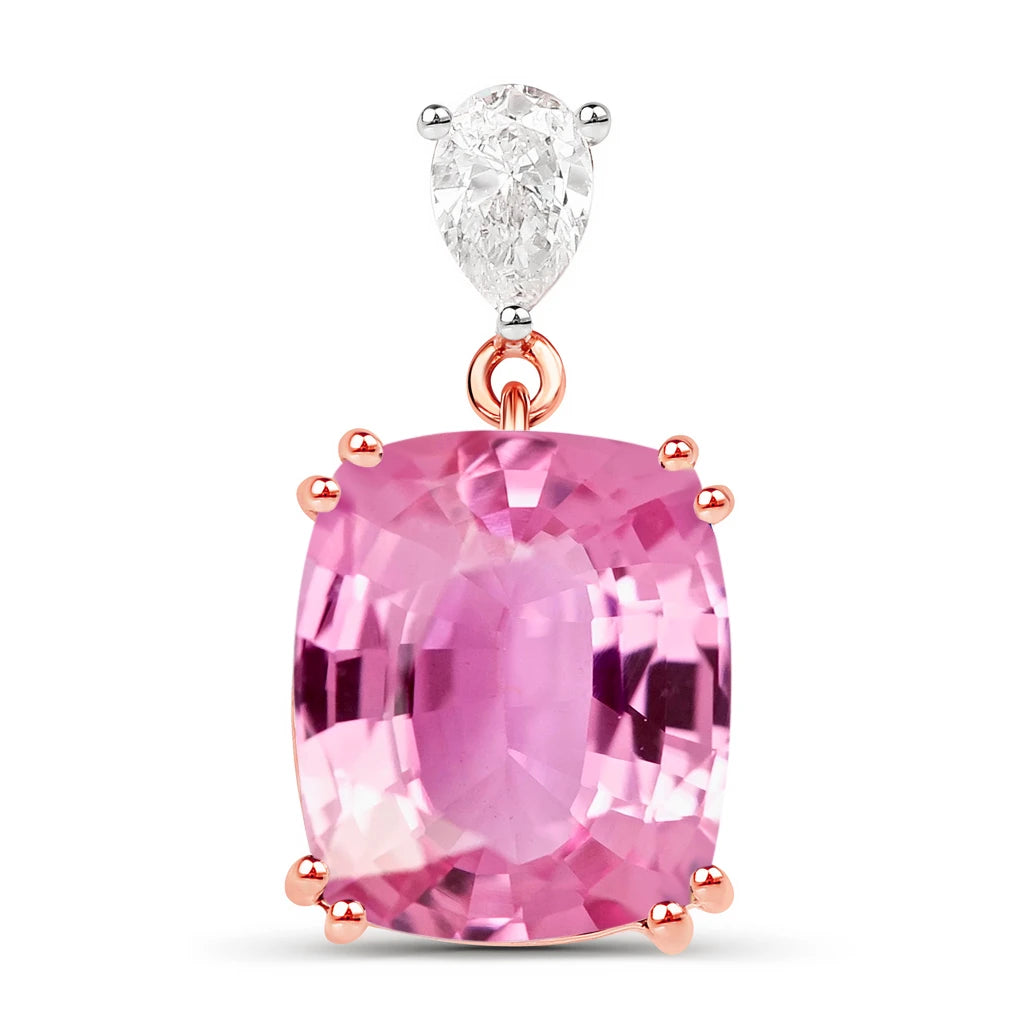 Cushion Cut Diamond Cocktail Pendant