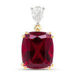 Cushion Cut Diamond Cocktail Pendant