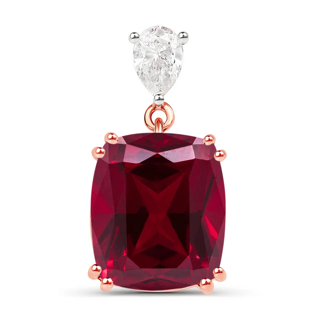 Cushion Cut Diamond Cocktail Pendant