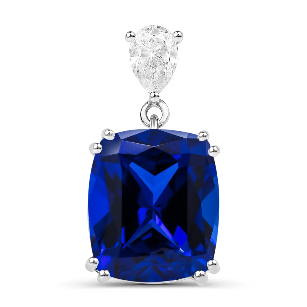 Cushion Cut Diamond Cocktail Pendant