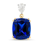 Cushion Cut Diamond Cocktail Pendant