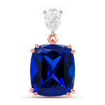 Cushion Cut Diamond Cocktail Pendant