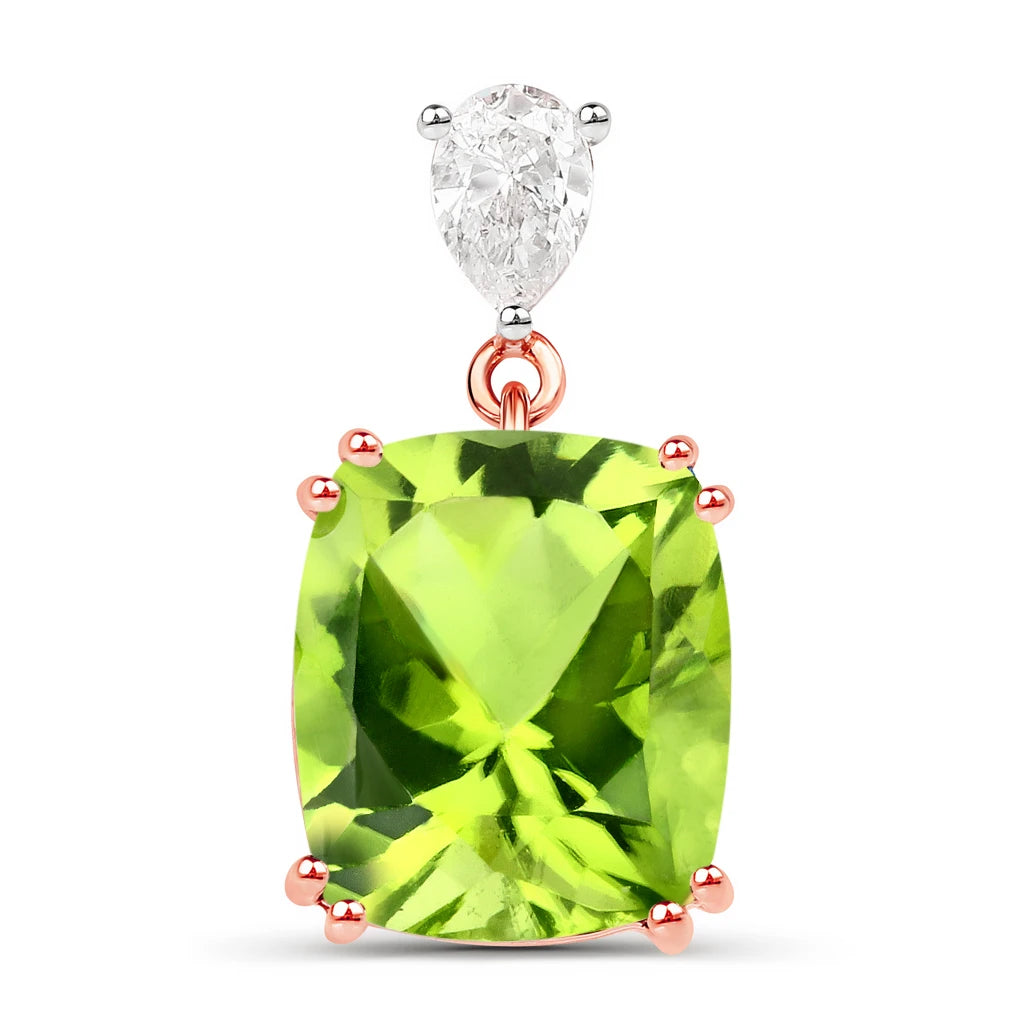 Cushion Cut Diamond Cocktail Pendant