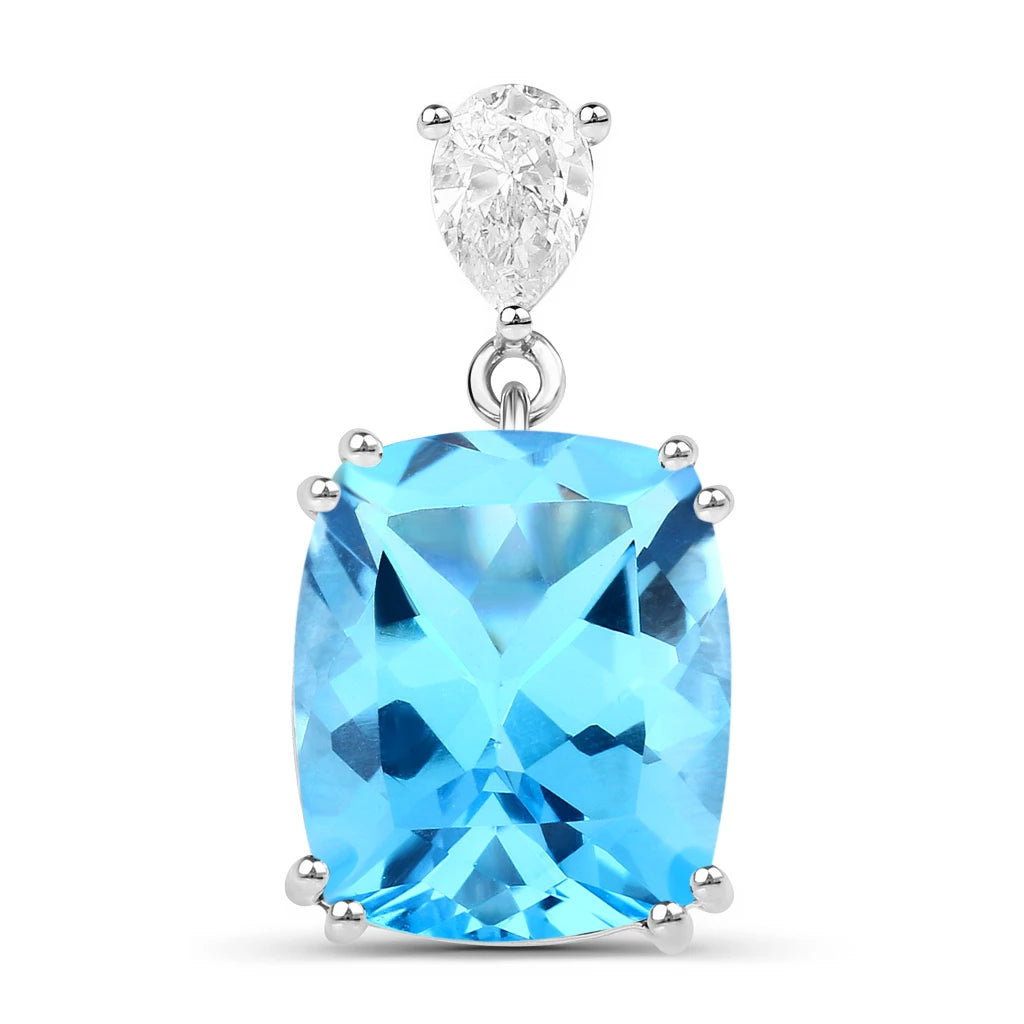 Cushion Cut Diamond Cocktail Pendant