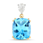 Cushion Cut Diamond Cocktail Pendant