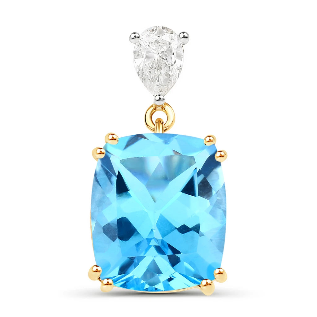 Cushion Cut Diamond Cocktail Pendant