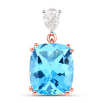 Cushion Cut Diamond Cocktail Pendant